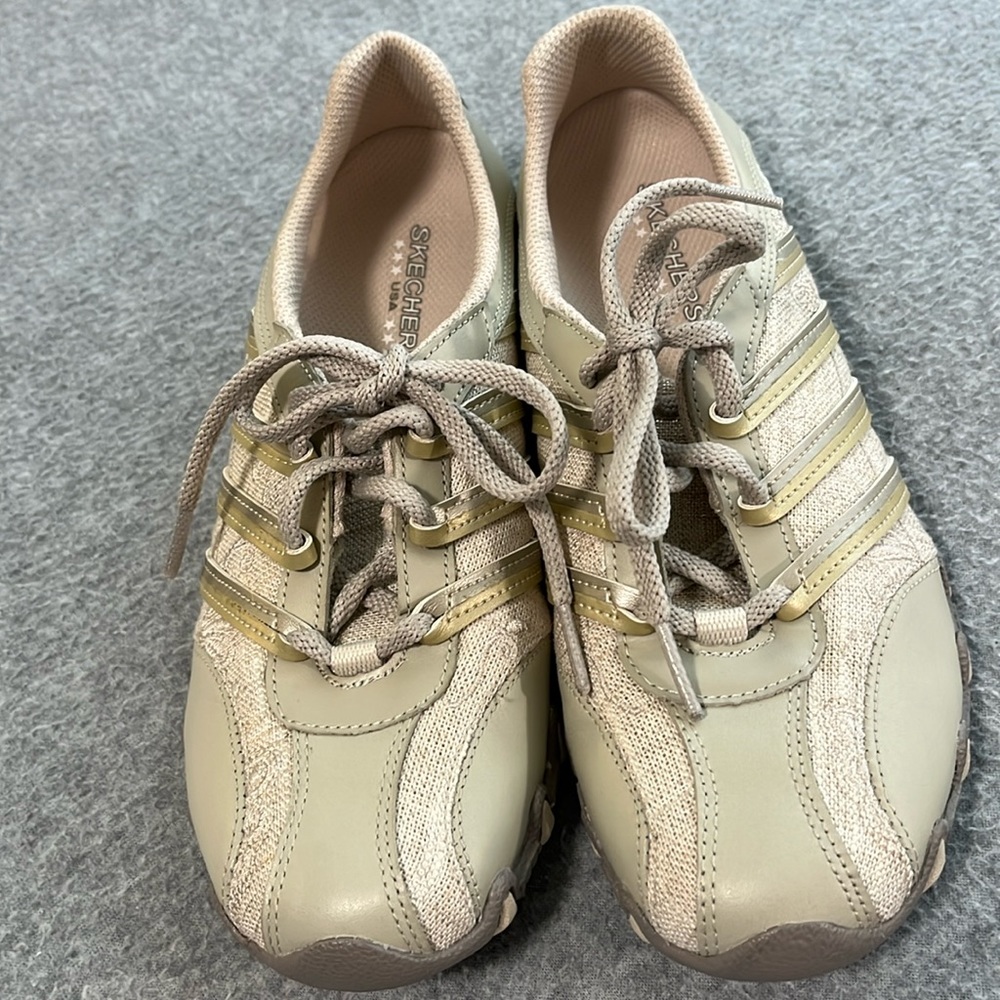 Womens Skechers Bikers Dealer Sneakers Shoes Size 6.5 Blokecore Preppy - Picture 8 of 12